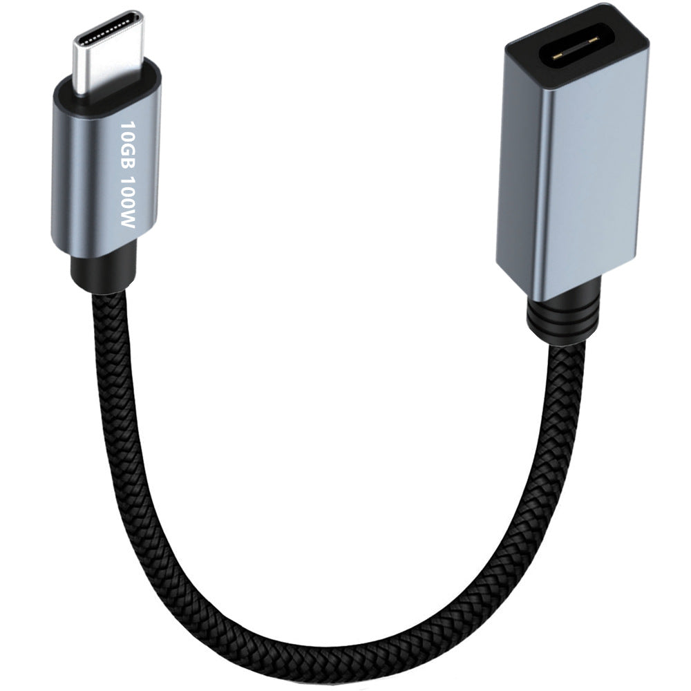 USB C 3.2 Male to Female PD100W Extension Cable Gen2 10Gb