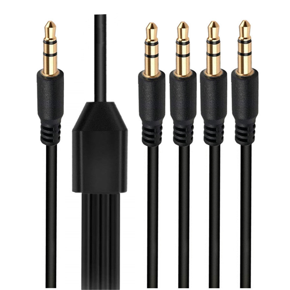 3.5mm 3Pole to 4 x 3.5mm 3Pole TRS Stereo Jack Headphone Audio Cable