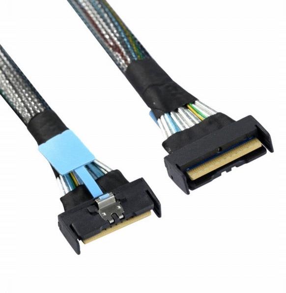 Mini Cool Edge IO MCIO 74-pin male to male cable