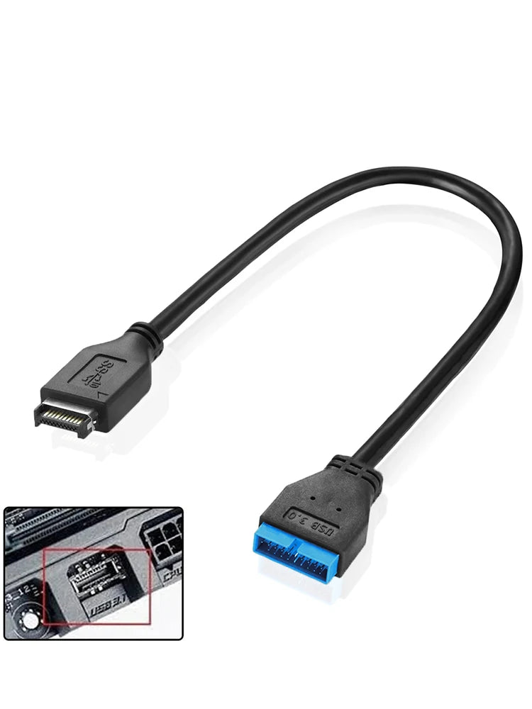 PC front panel USB header adapter cable.