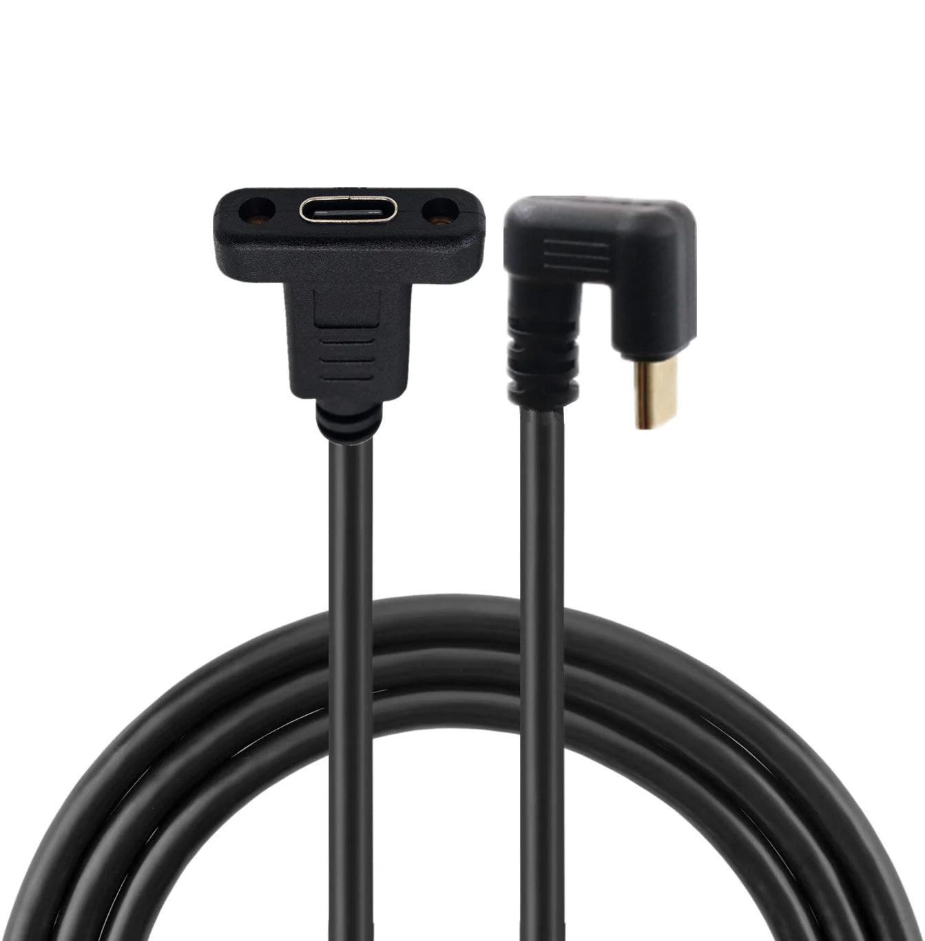 USB-C male to female panel mount extension cable USB 3.1 10Gbps