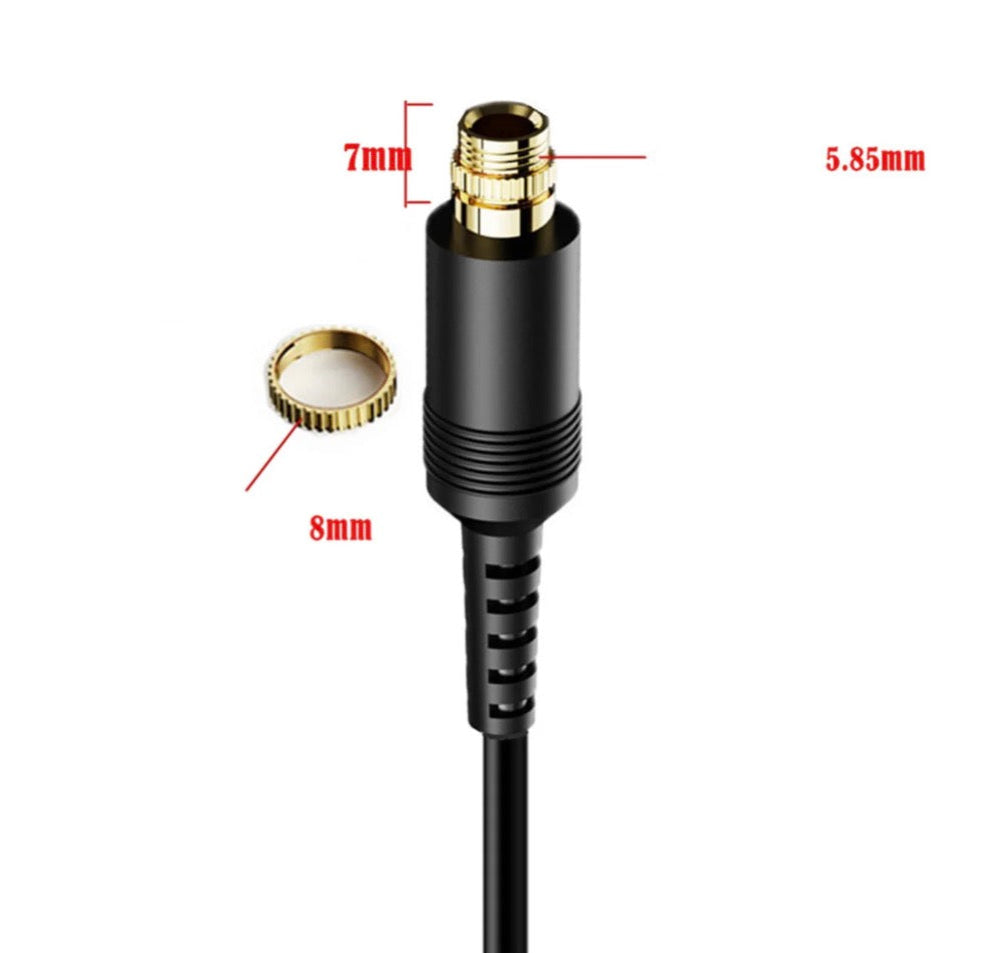 Panel mount 3.5mm stereo extension socket for AV installations