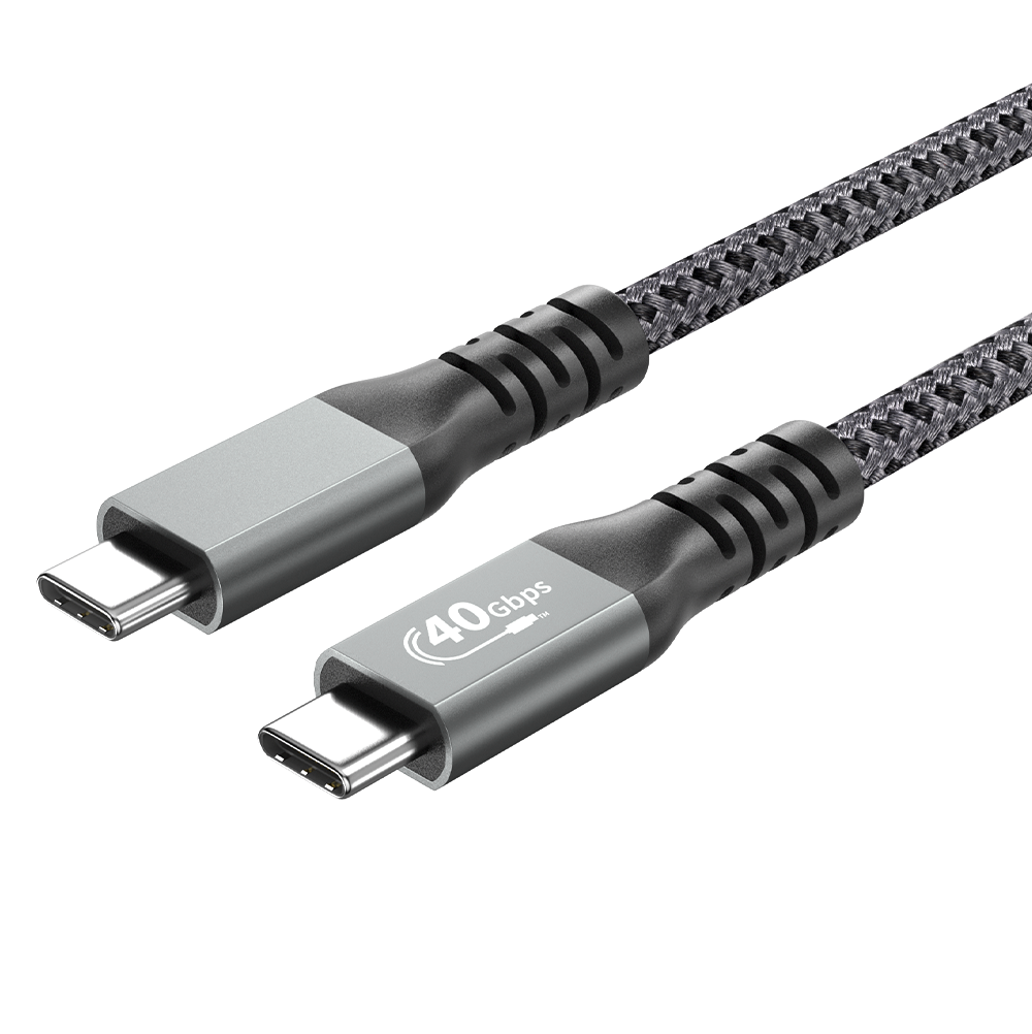 USB-C to USB-C USB 4.0 Cable 40Gbps 8K PD 100W 1m