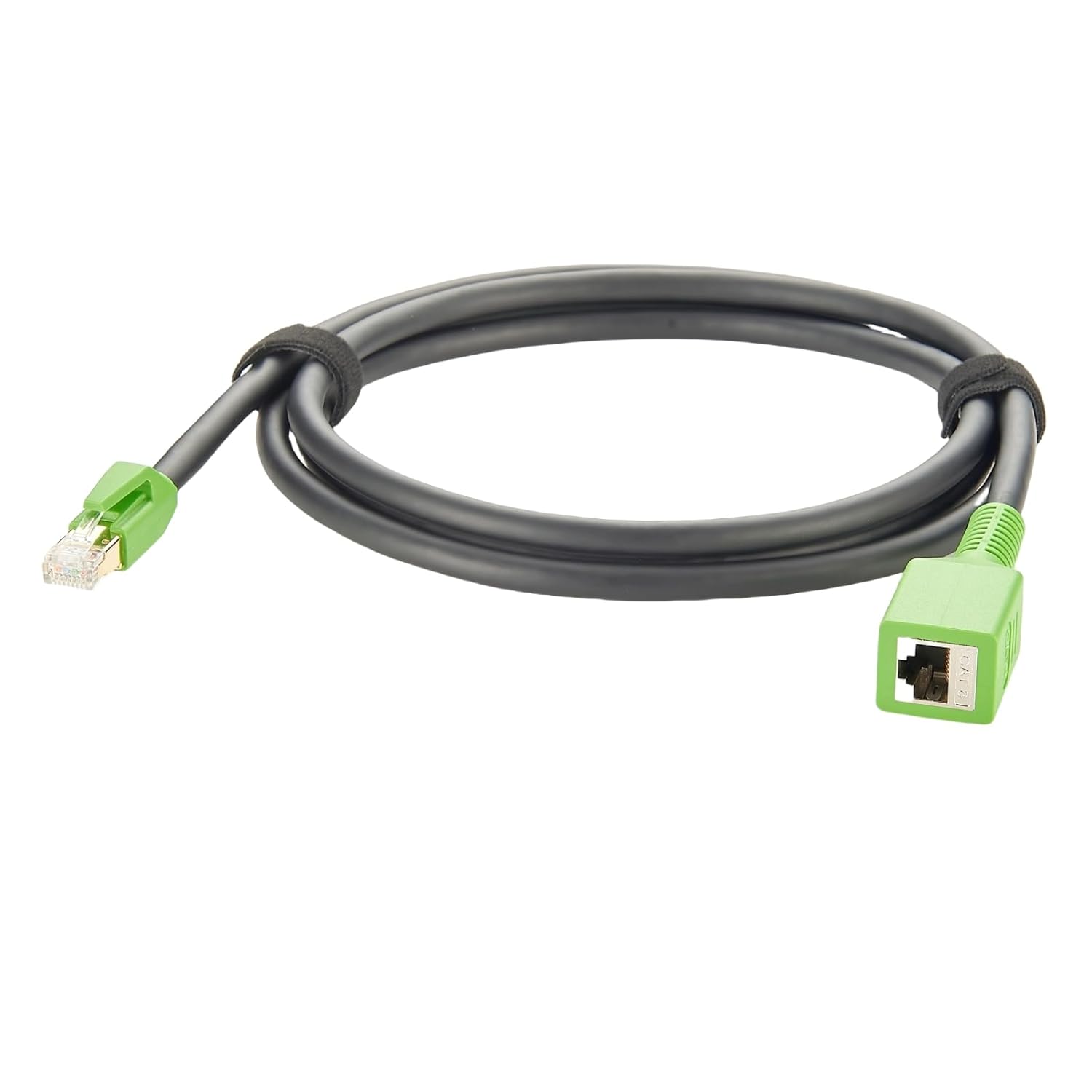Plinkwirekb RJ45 Cat8 Ethernet Extension Cable, 40Gbps 2000MHz Network LAN Shielded Patch ｜ Male to Female Extender