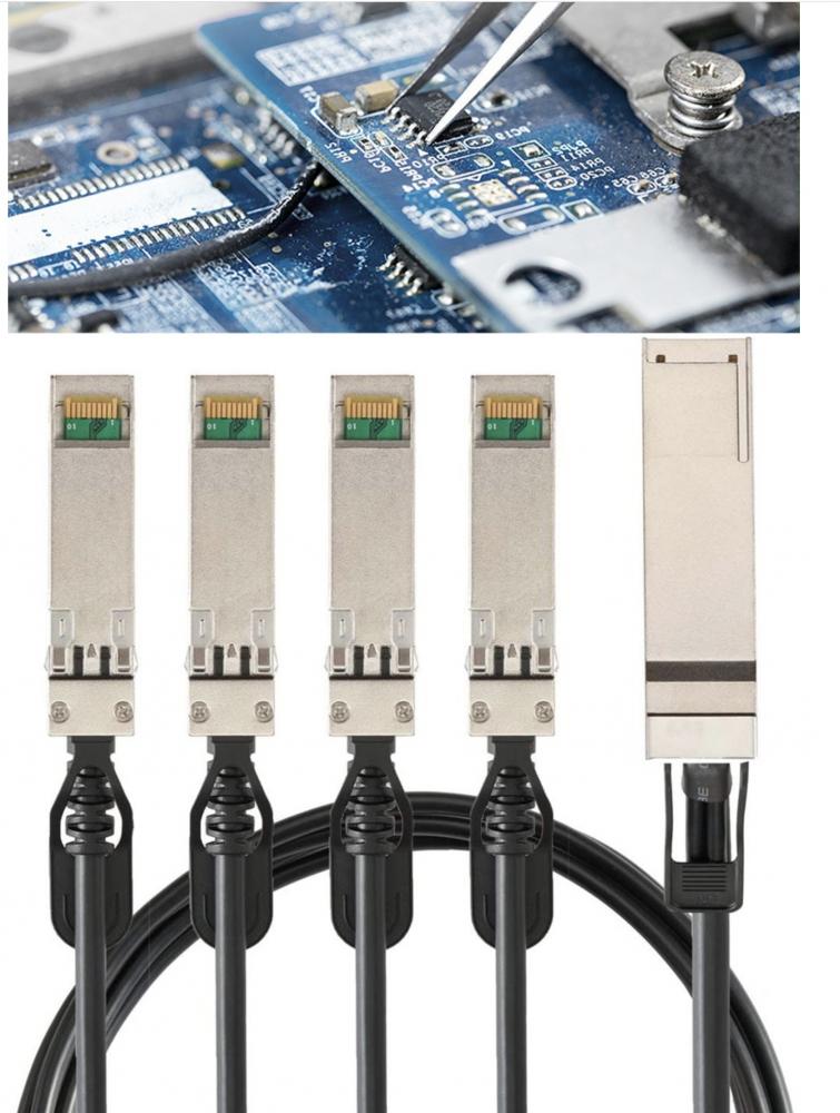 100G QSFP28 to 25G SFP28 direct attach copper cable