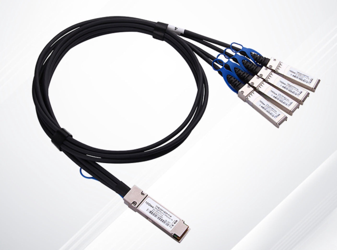 1m QSFP28 to four SFP28 high speed network cable