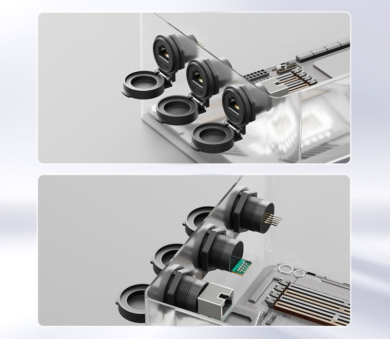 Close-up of mechanical components on a white background