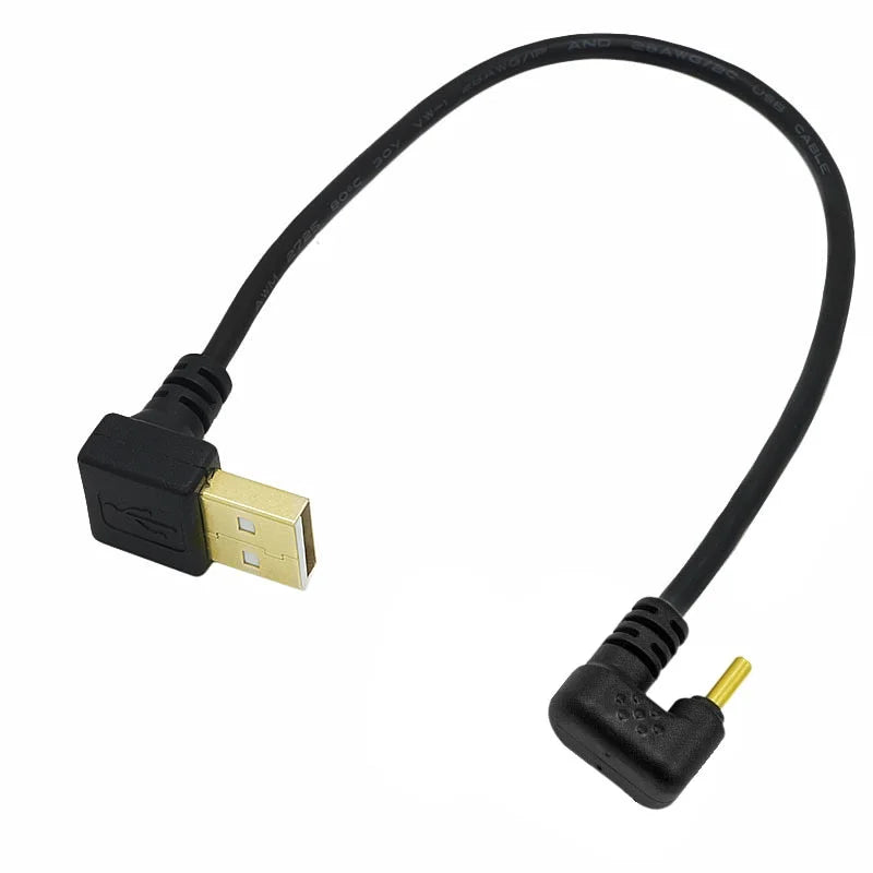 USB 2.0 A Male to USB-C 3.1 Male U Angled Data Charging Cable