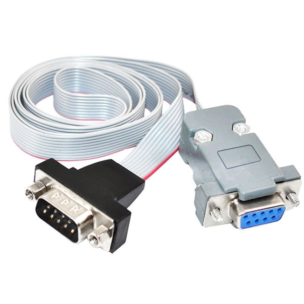 9Pin 232 DB9 Male to DIDC Female Head Serial PORT Ribbon Panel Mount Internal Cable