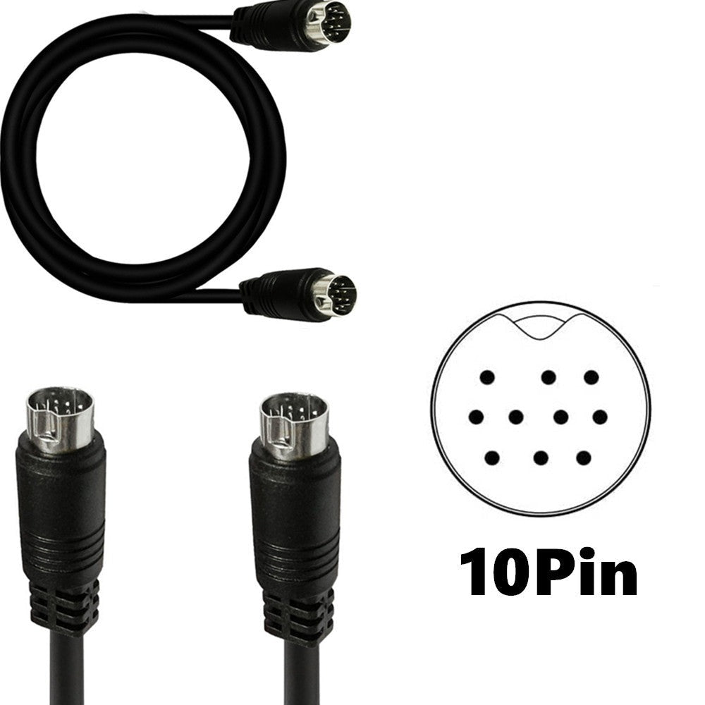 10Pin Male to 10Pin Male Audio Receiver Cable