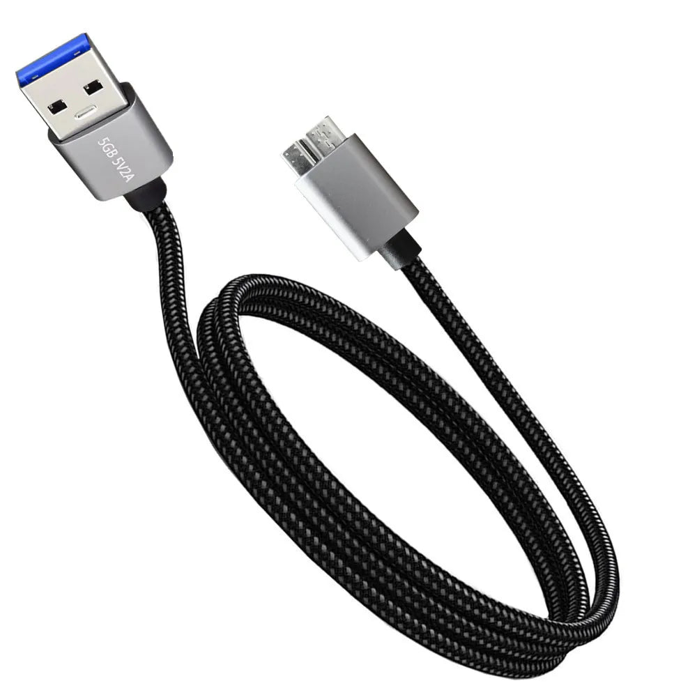 Micro B to USB 3.0 A External Hard Drive Cable