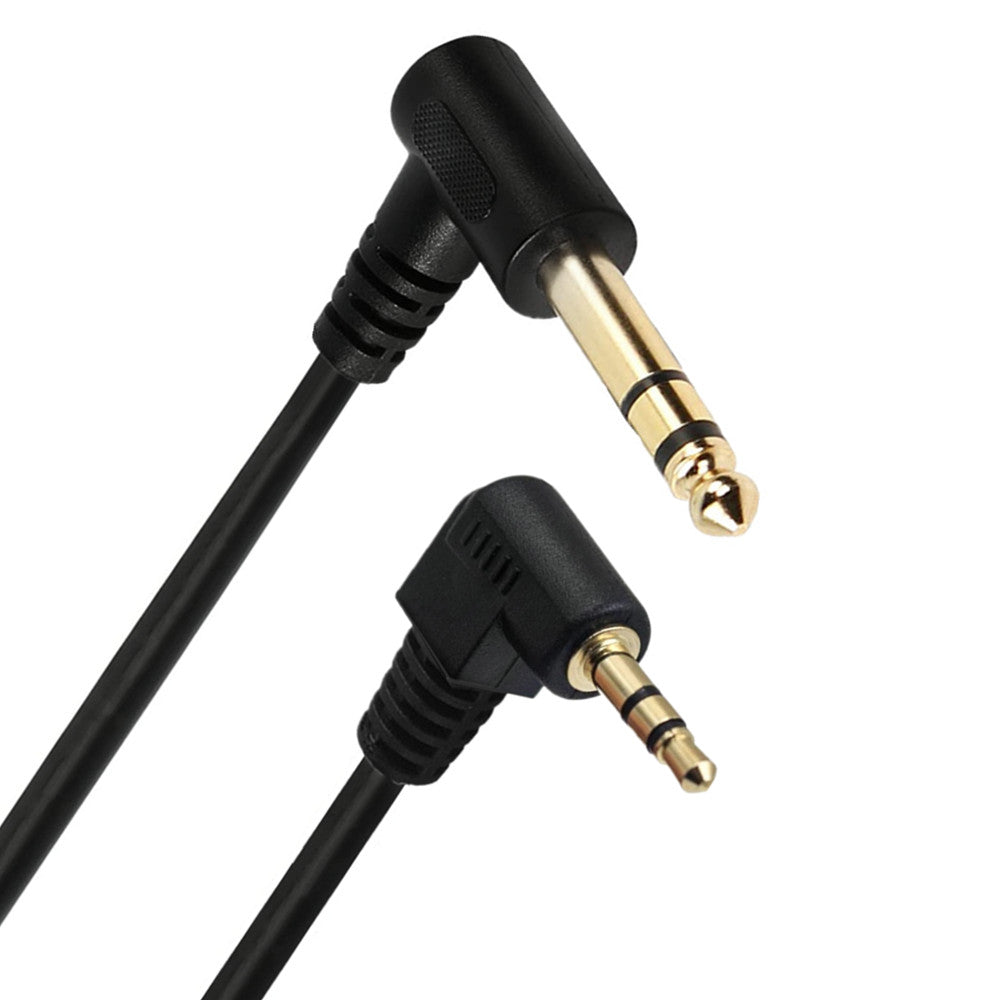 3.5mm (1/8 inch) Male TRS to 6.35mm (1/4 inch) Male TS Audio Stereo Cable 1.8m