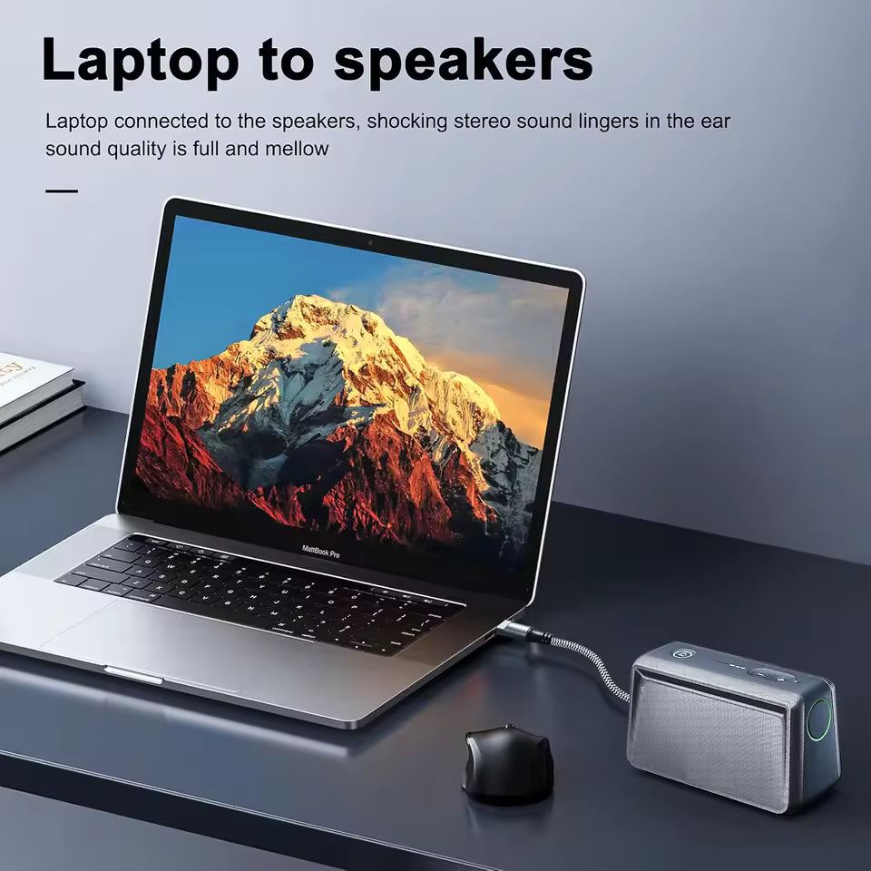 USB C to Optical Audio Cable – SPDIF Digital Converter 96K/24Bit for Phone, Tablet, Laptop, Speaker & DAC/Amp