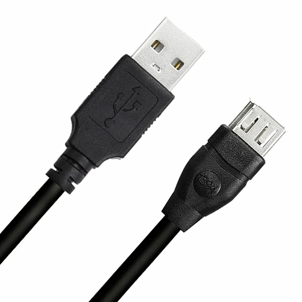 IEEE1394 6 Pin Female to USB 2.0 A Male Cable 0.2m