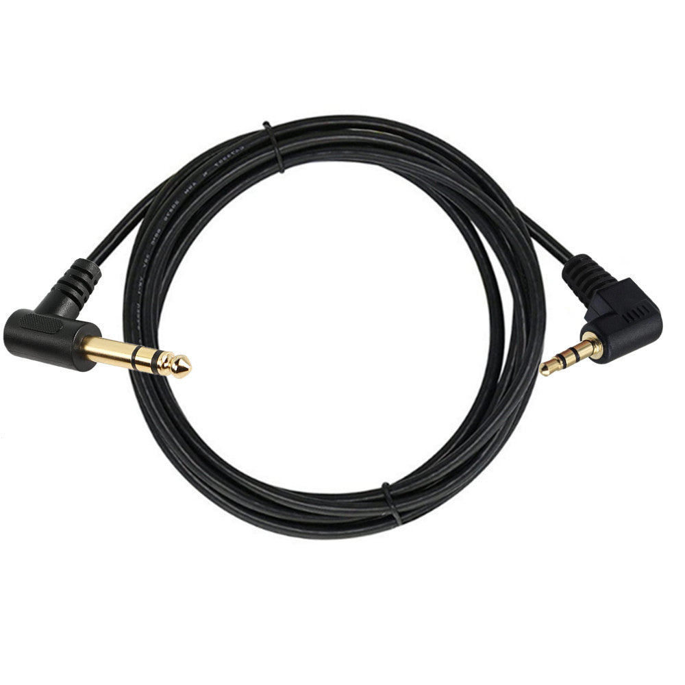 3.5mm (1/8 inch) Male TRS to 6.35mm (1/4 inch) Male TS Audio Stereo Cable 1.8m