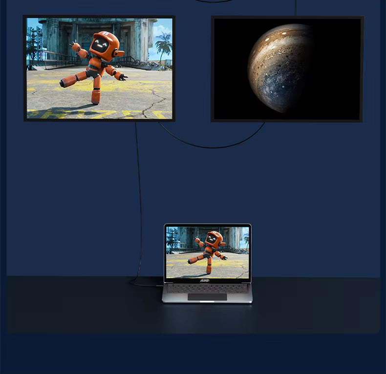 USB-C Thunderbolt 5 cable 120Gbps 240W PD 16K display nylon braided