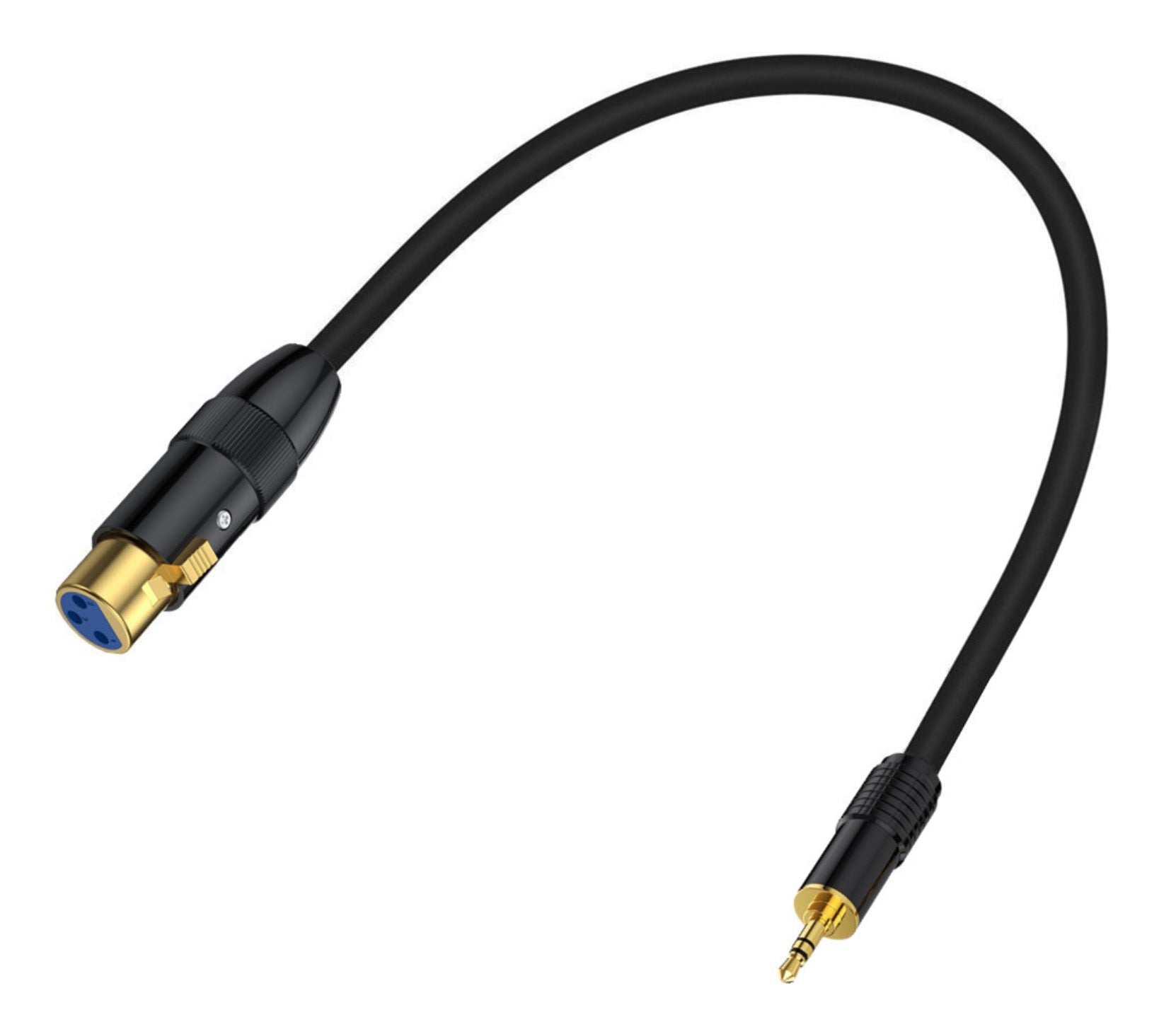 3.5mm TRS male to XLR 3 pin female audio cable