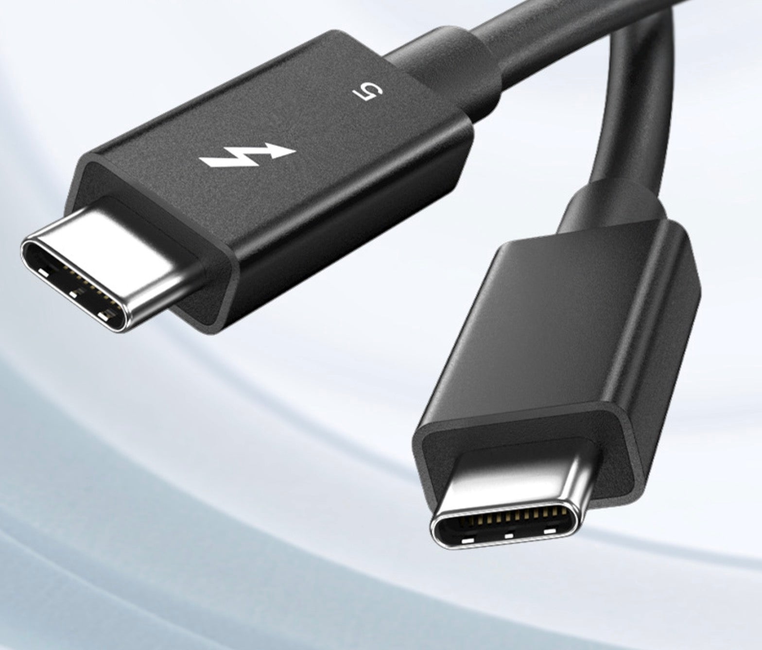 USB4 Thunderbolt 5 fast charging cable for laptop and dock