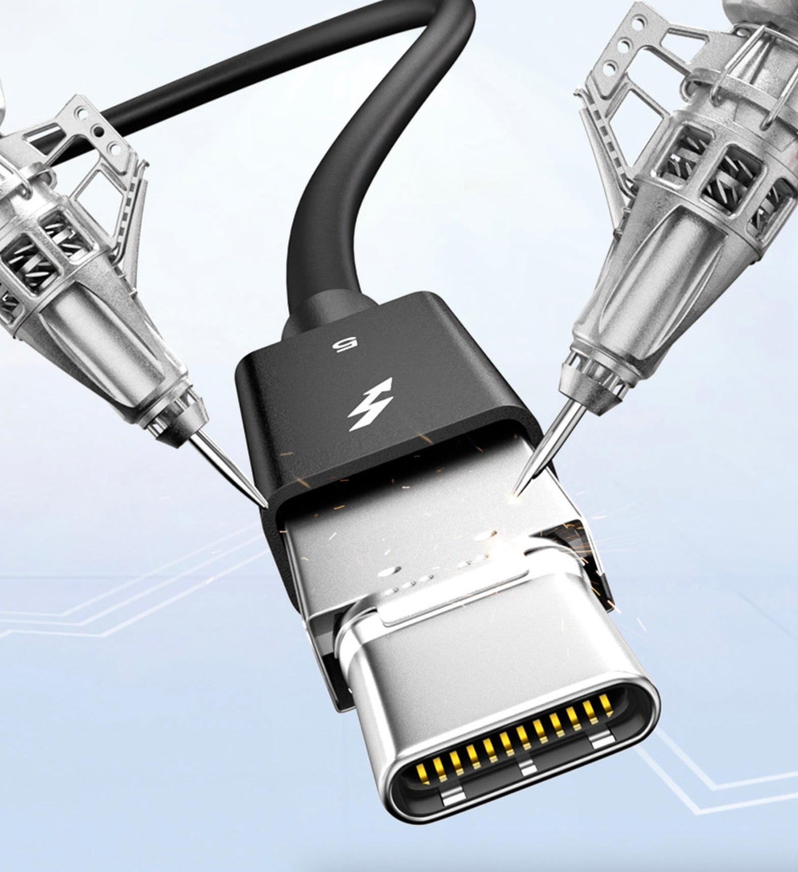 High speed 80Gbps USB-C Thunderbolt 5 data cable
