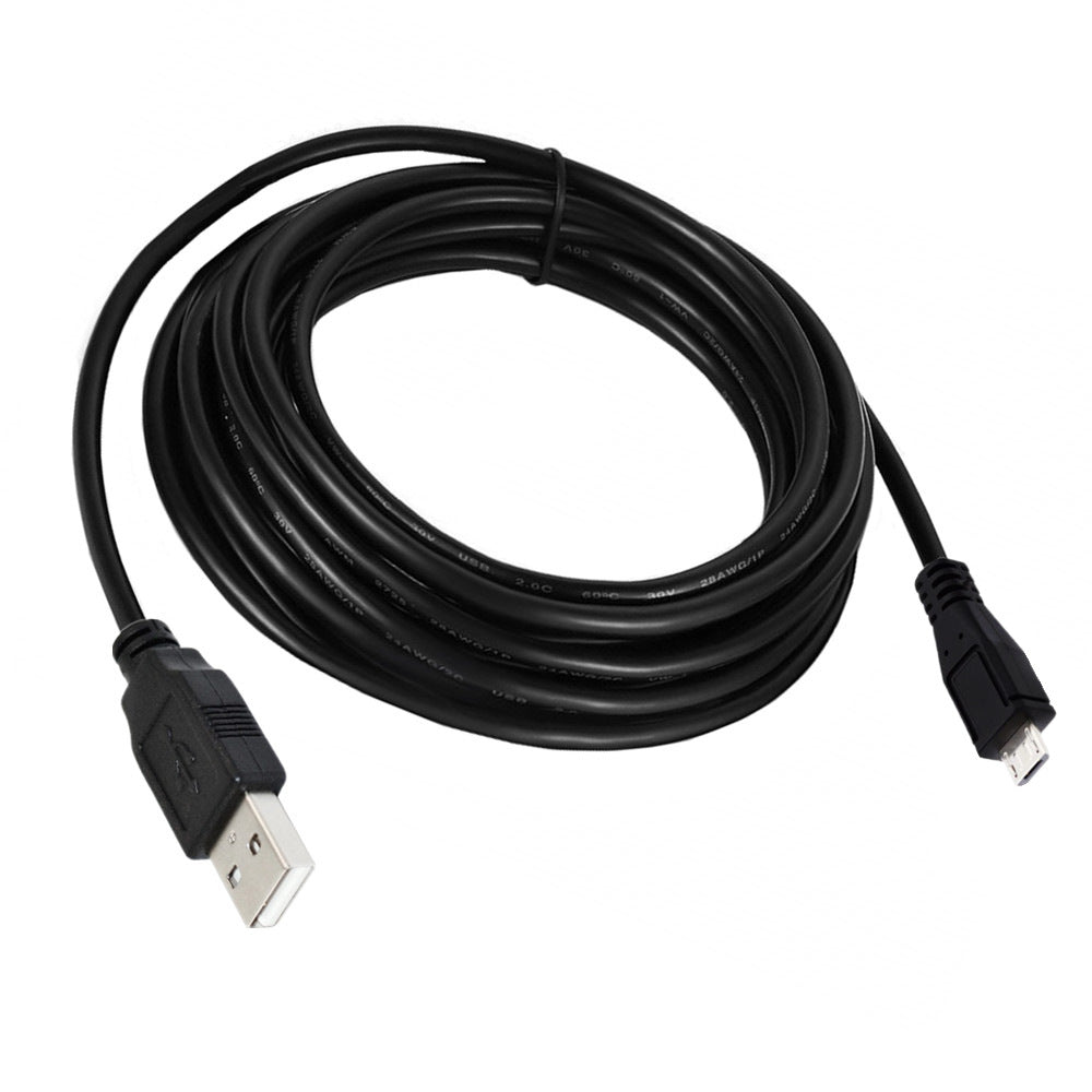 Micro USB 5-Pin male charging and sync cable