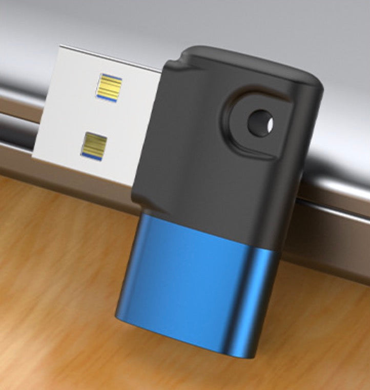 USB 3.0 A male angled to USB-C female OTG adapter right angle converter