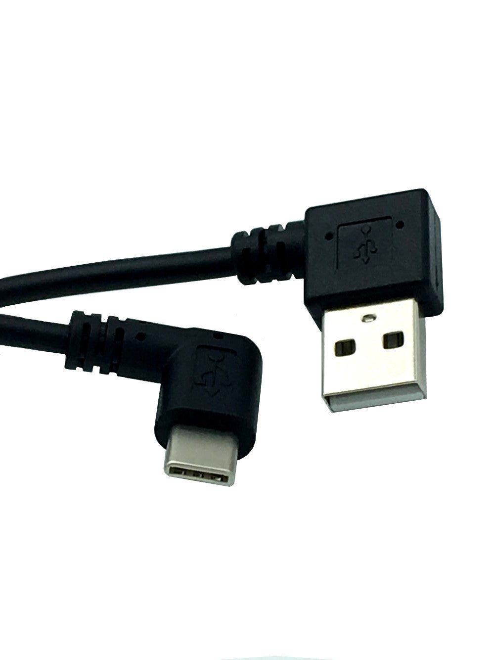 USB-A to USB-C coiled data and charging cable
