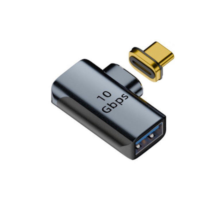 USB adapter with gold connector on a white background