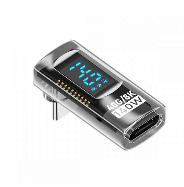 USB4 40Gbps USB-C extension adapter with 140W power delivery display
