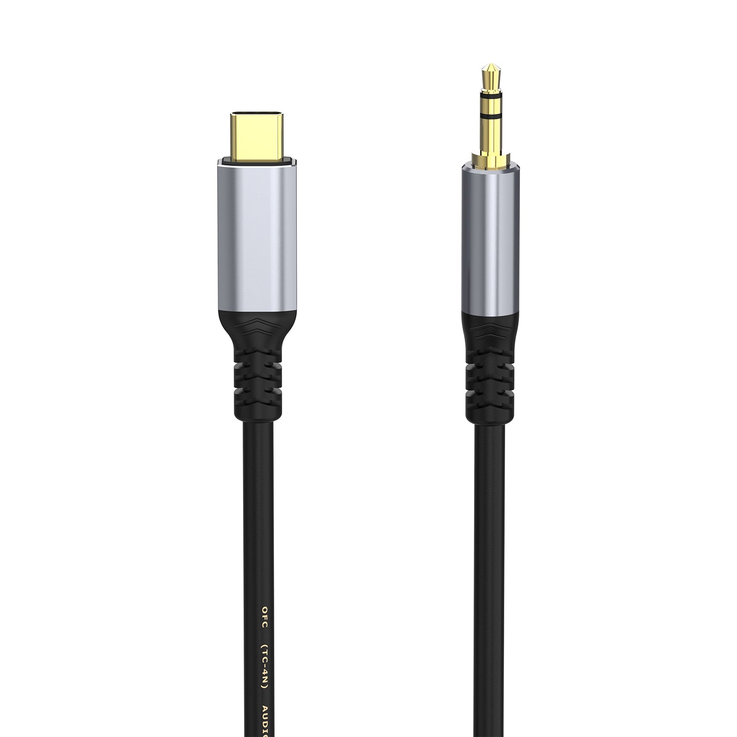USB-C to 3.5mm stereo audio aux cable for headphones, speakers and car audio systems