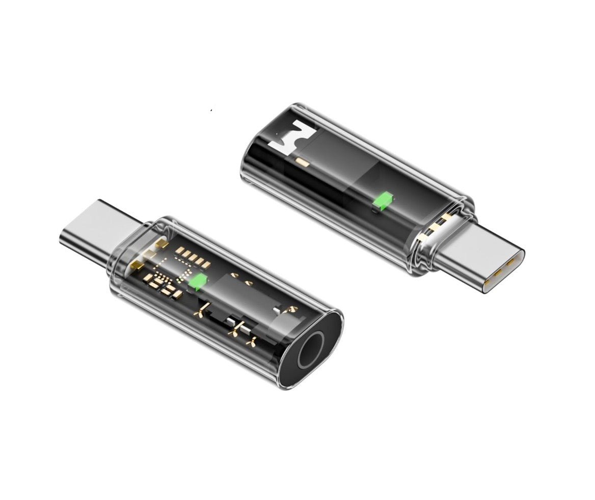 Two USB adapters on a white background