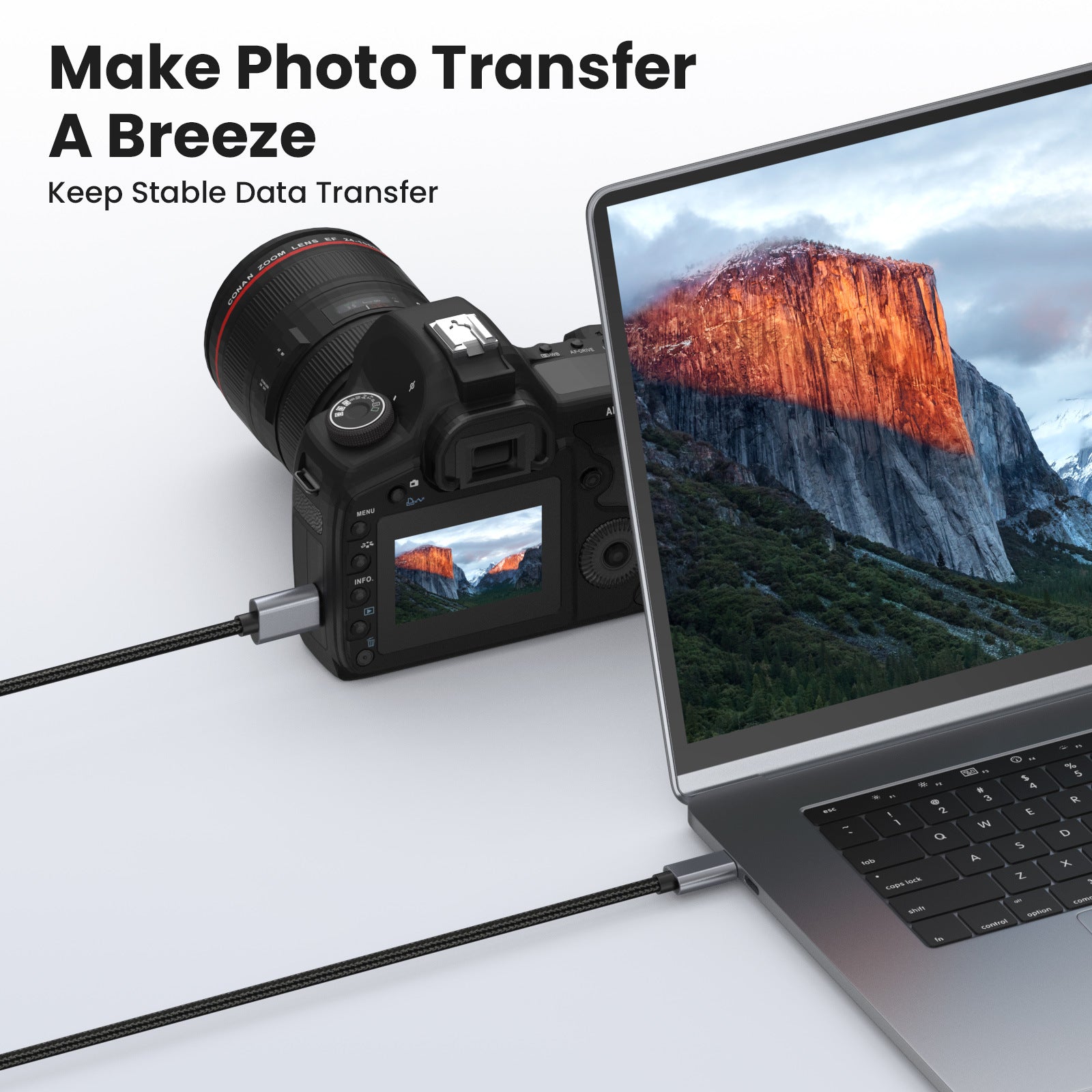 High speed USB-C to Micro-B HDD cable