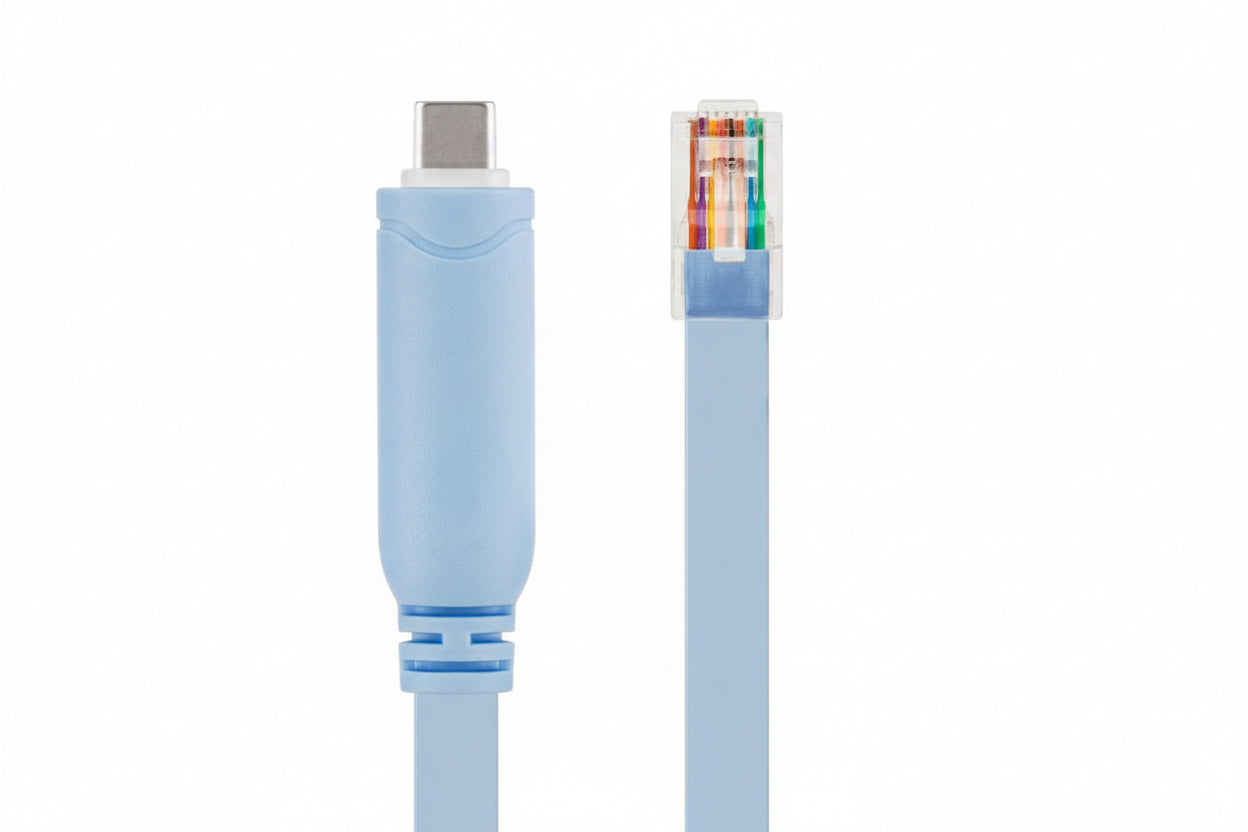 USB-C to RJ45 Serial Console Cable for Network Routers & Switches