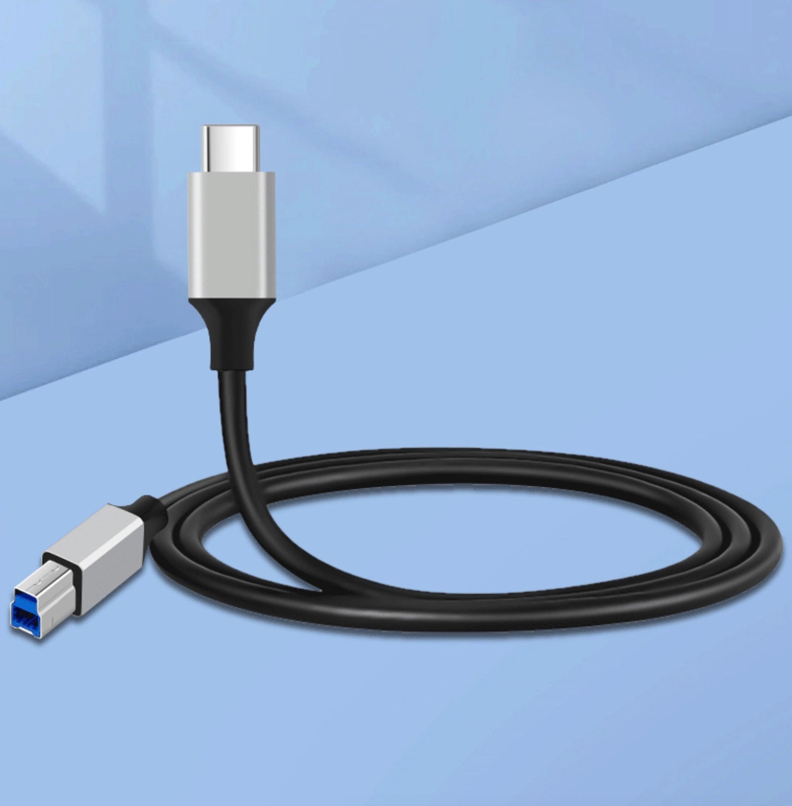 USB-C to USB-B 5Gbps data cable