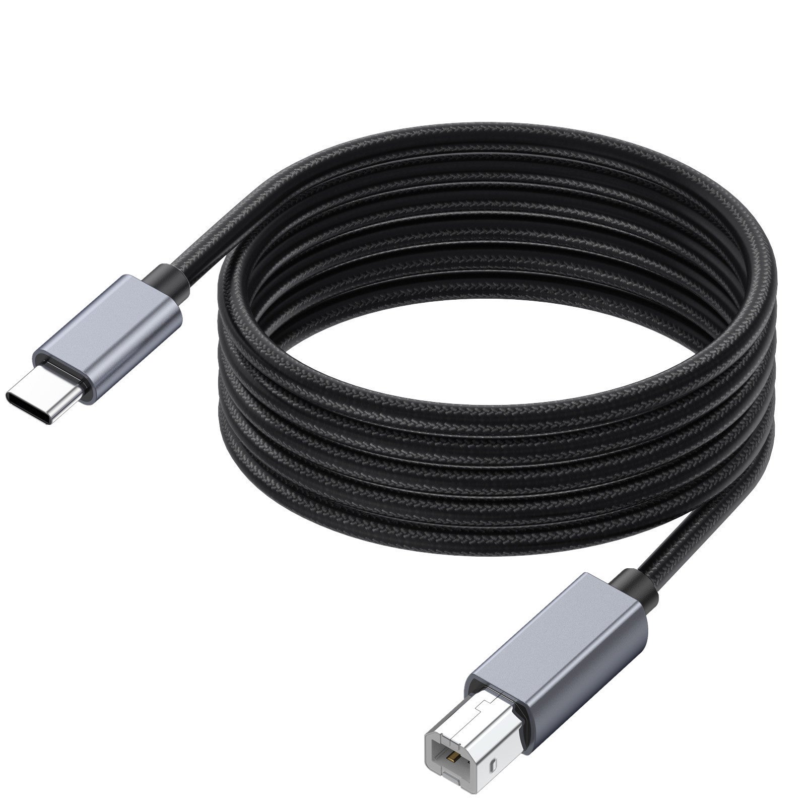 USB-C to USB-B printer cable