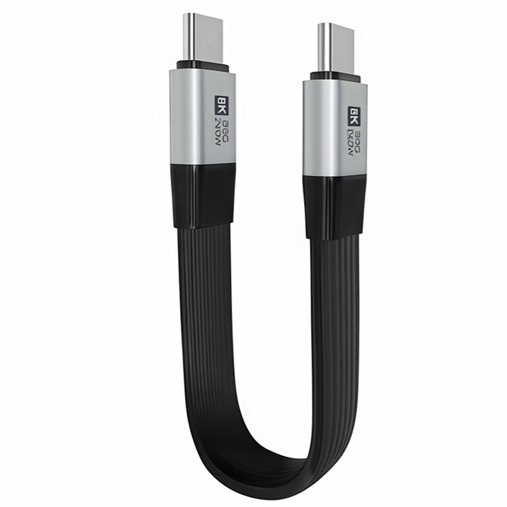 USB-C to USB-C 80Gbps 240W flat charging cable