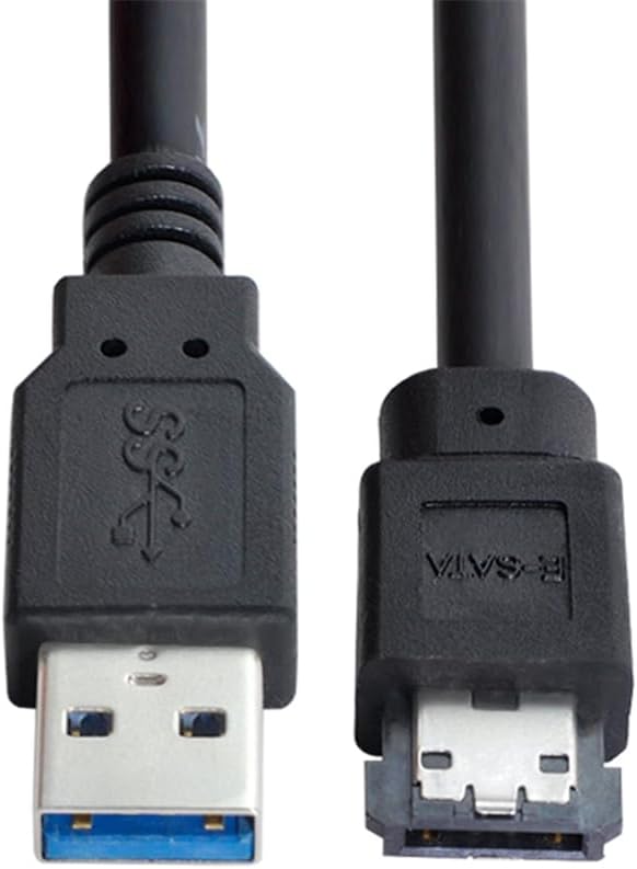 USB 3.0 A to Power Over eSATA DC5V Cable USB2.0 to HDD/SSD/ODD eSATAp Converter 1m