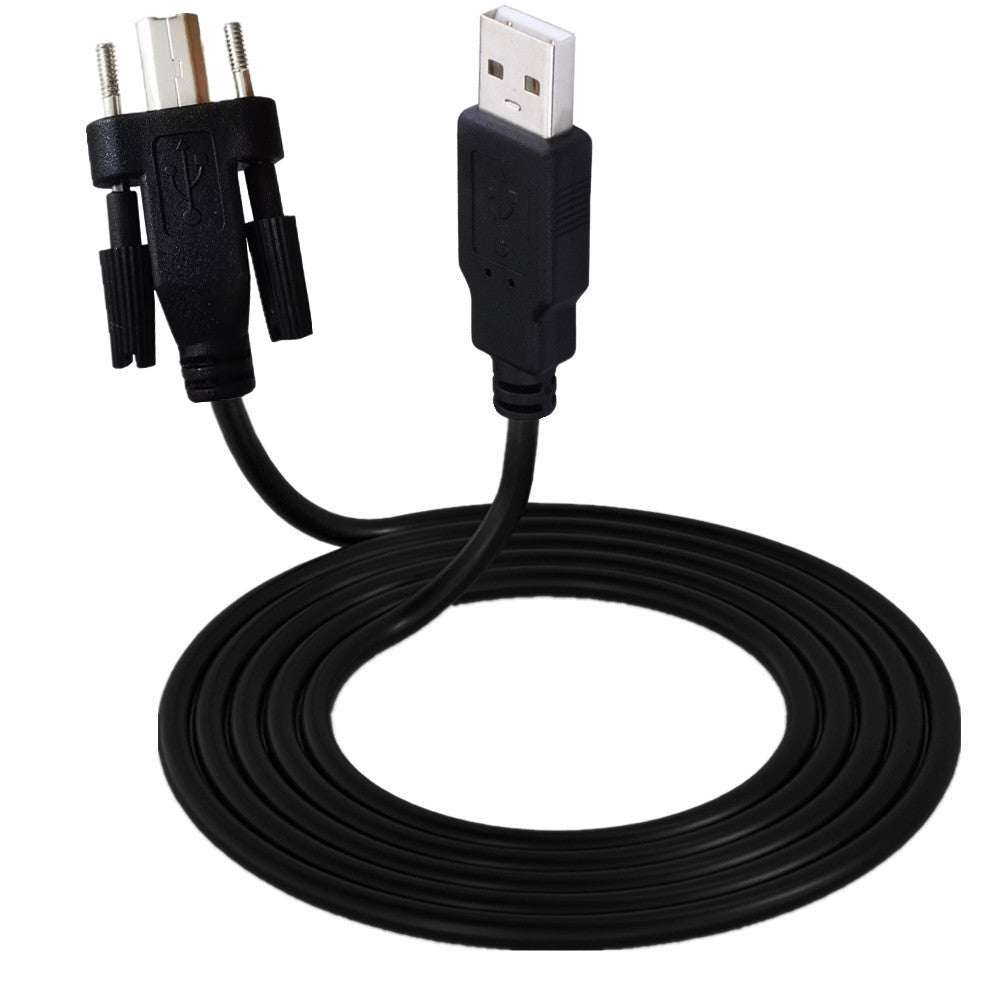 Industrial USB A to USB B mounting cable