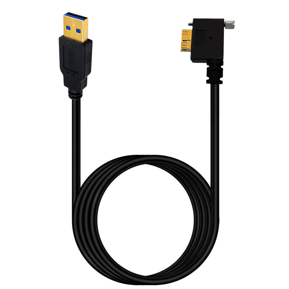 USB 3.0 Micro-B panel mount cable for enclosures