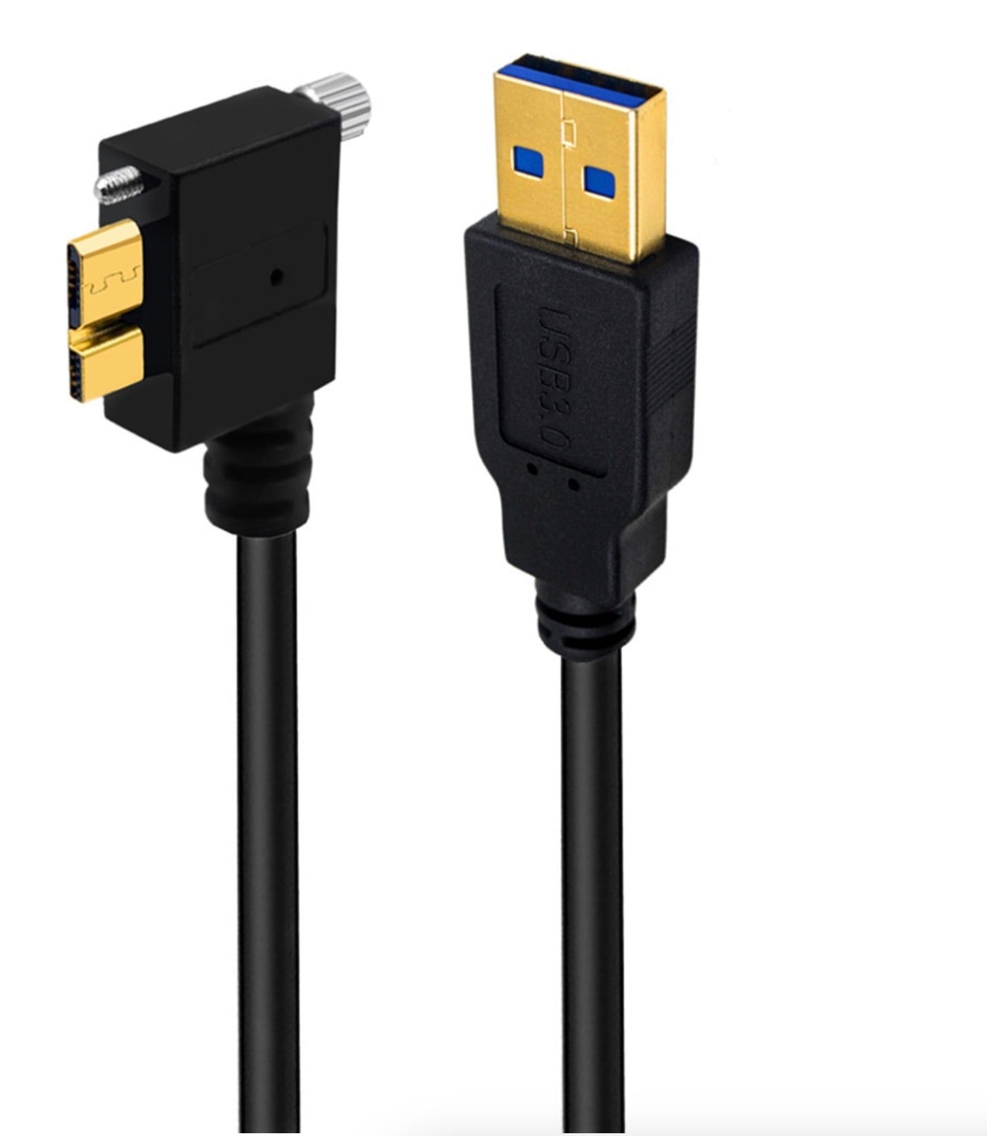 USB 3.0 Micro B up angle industrial cable