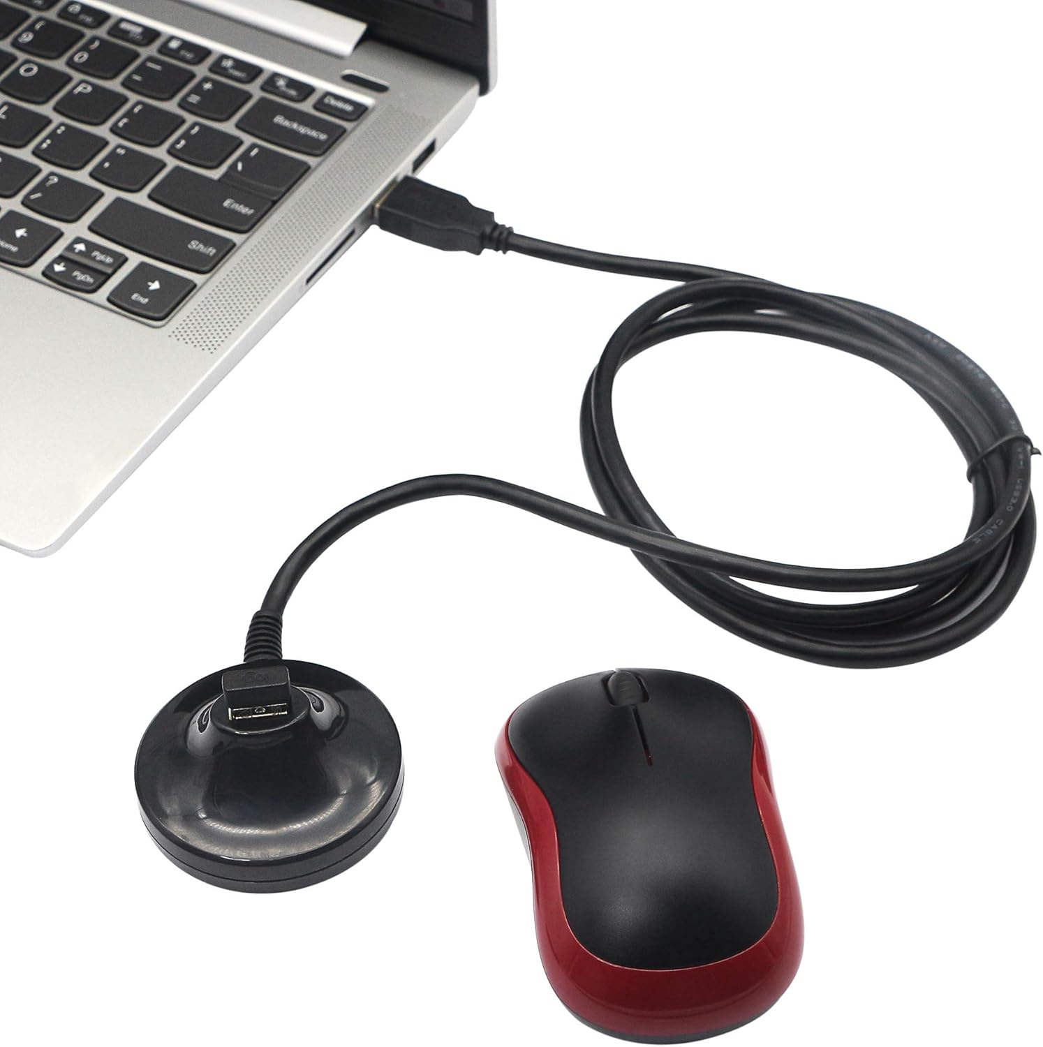 USB 3.0 male to female extension cable with desktop base