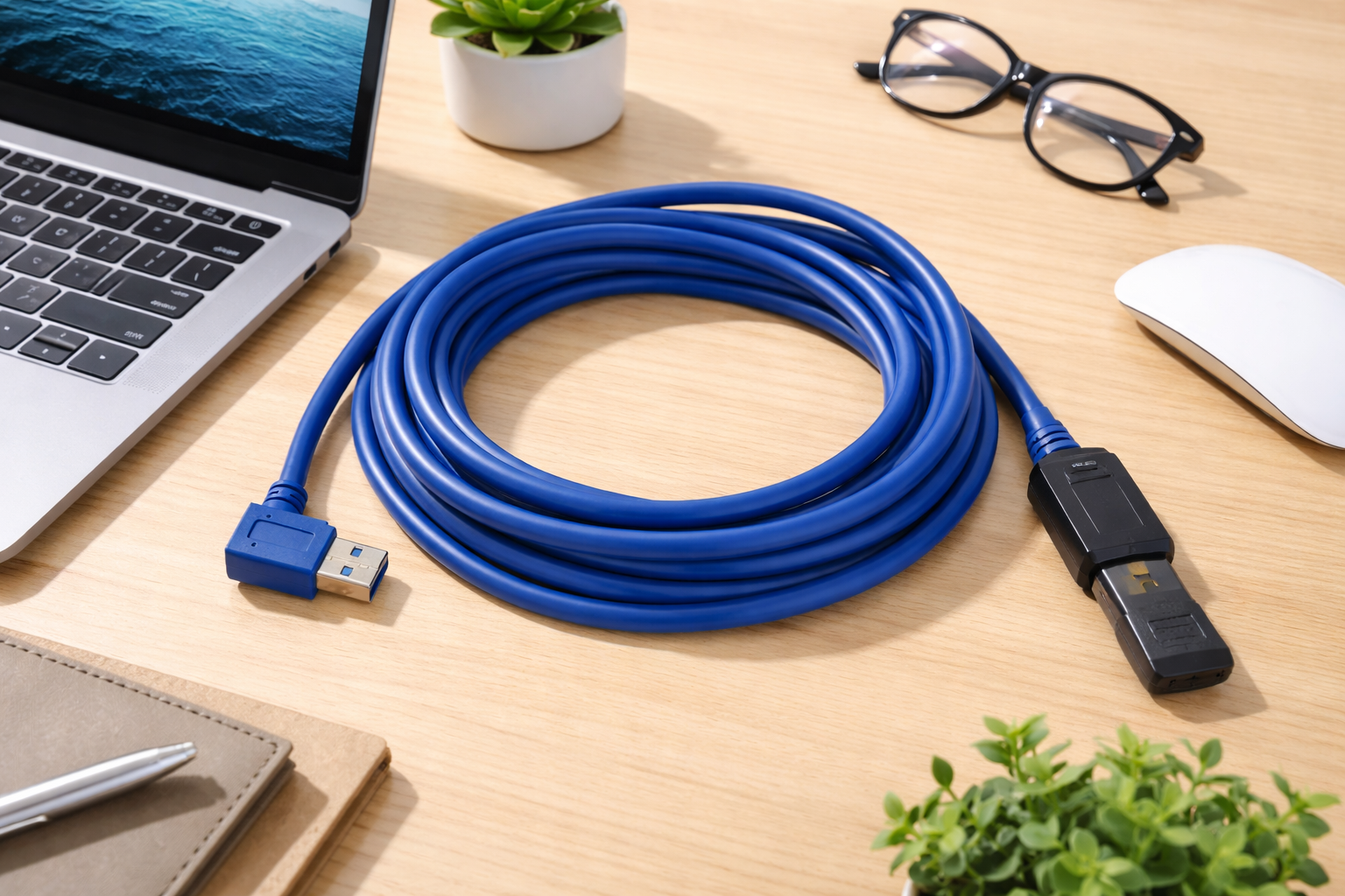  USB 3.0 extension cable for data and charging