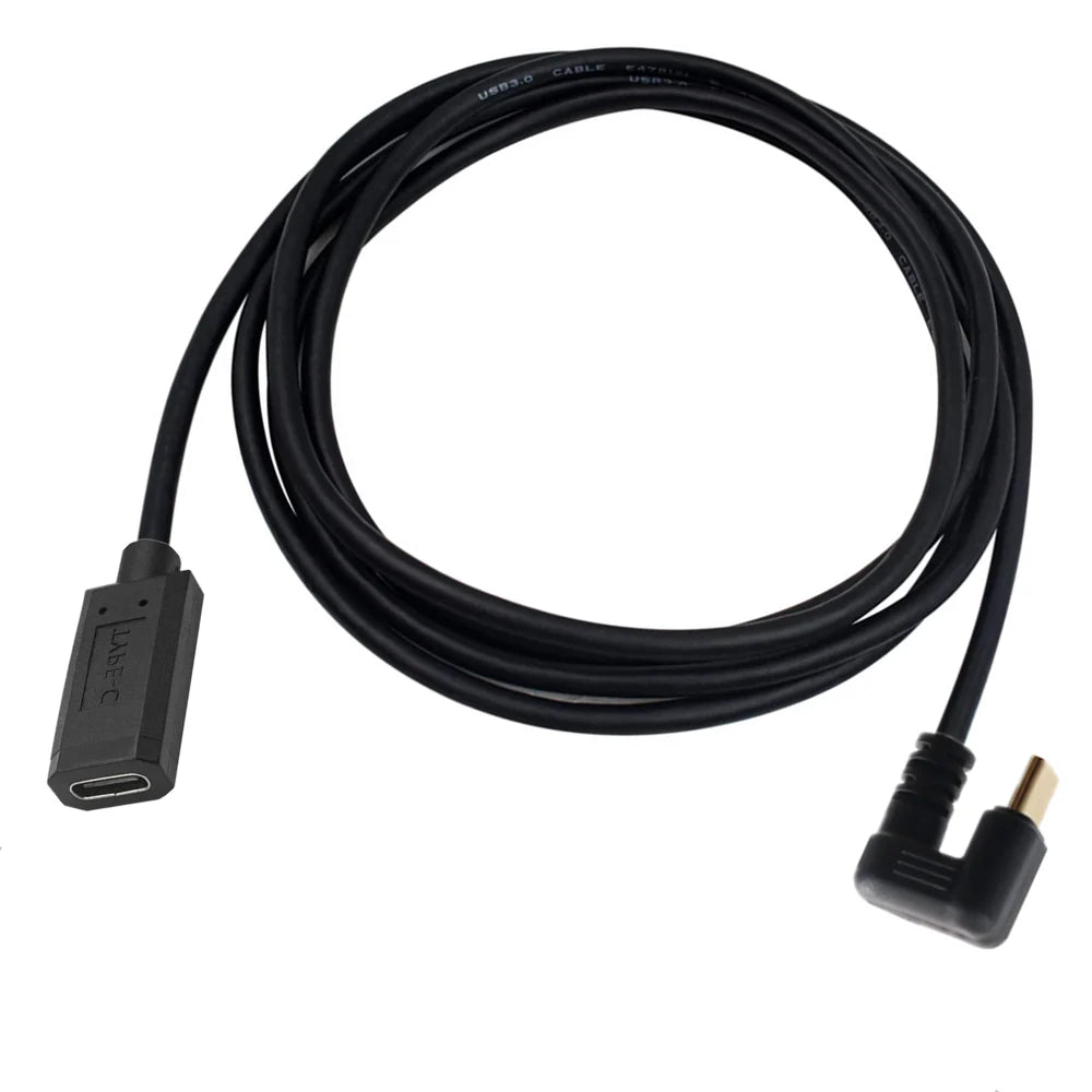 High-speed USB-C extension cable supporting 4K video and fast charging