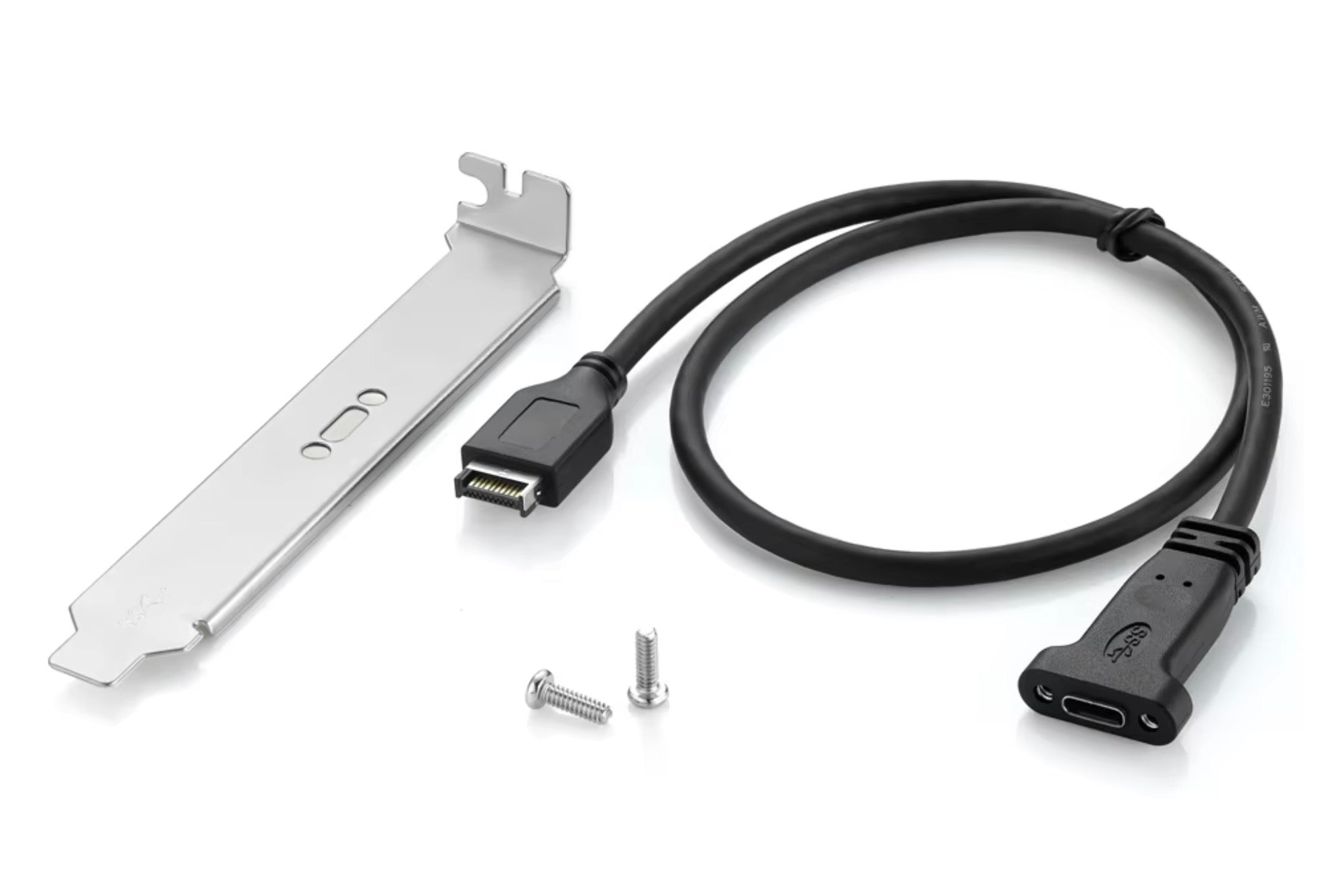 USB-C motherboard header extension cable