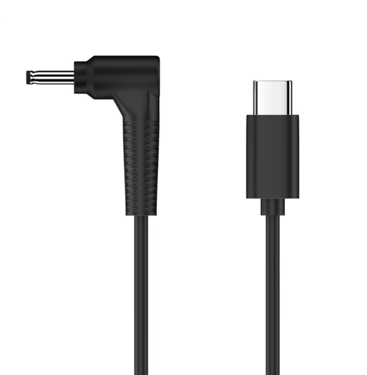 USB C to DC 3.0 x 1.1mm DC3011 notebook power cable with right-angle barrel plug