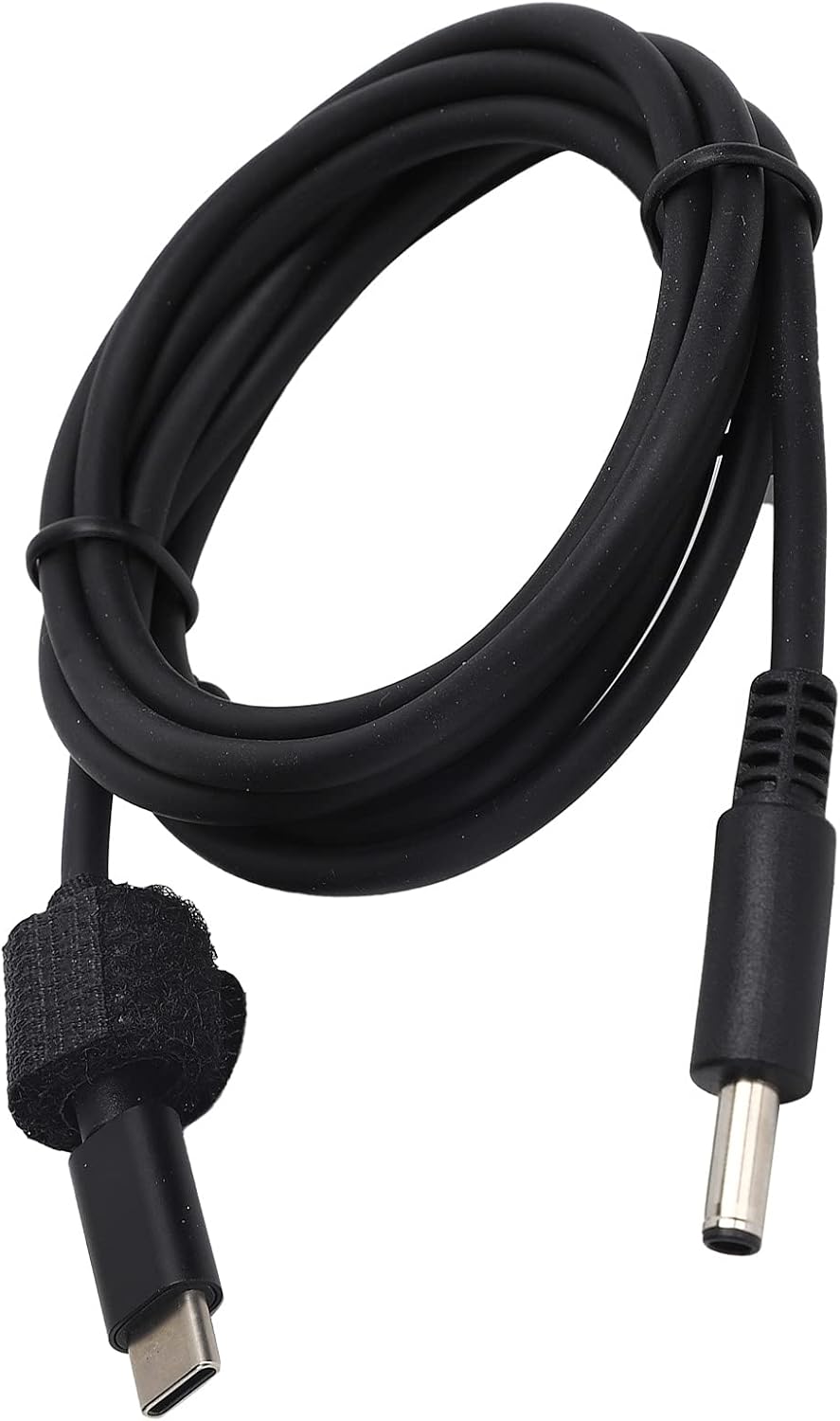 Black USB C to 4.5 x 3.0mm DC power cable