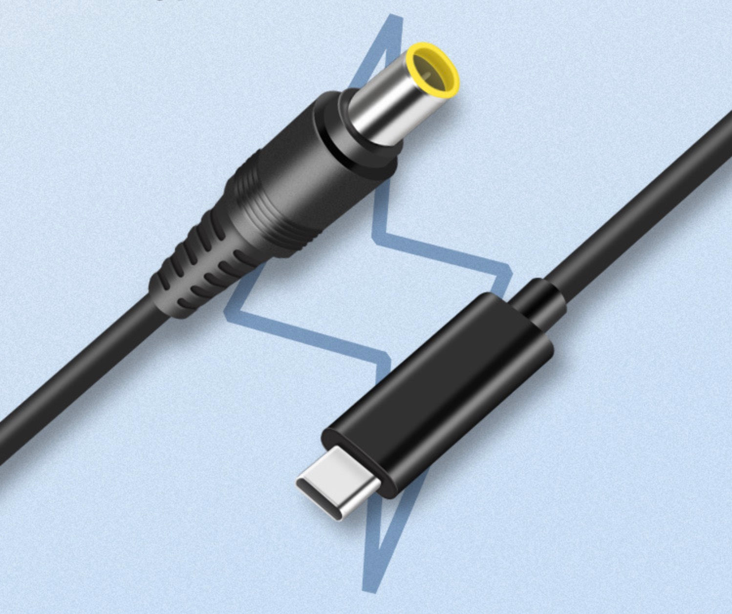 USB C to DC 7.9 x 5.0mm PD charging cable 65W