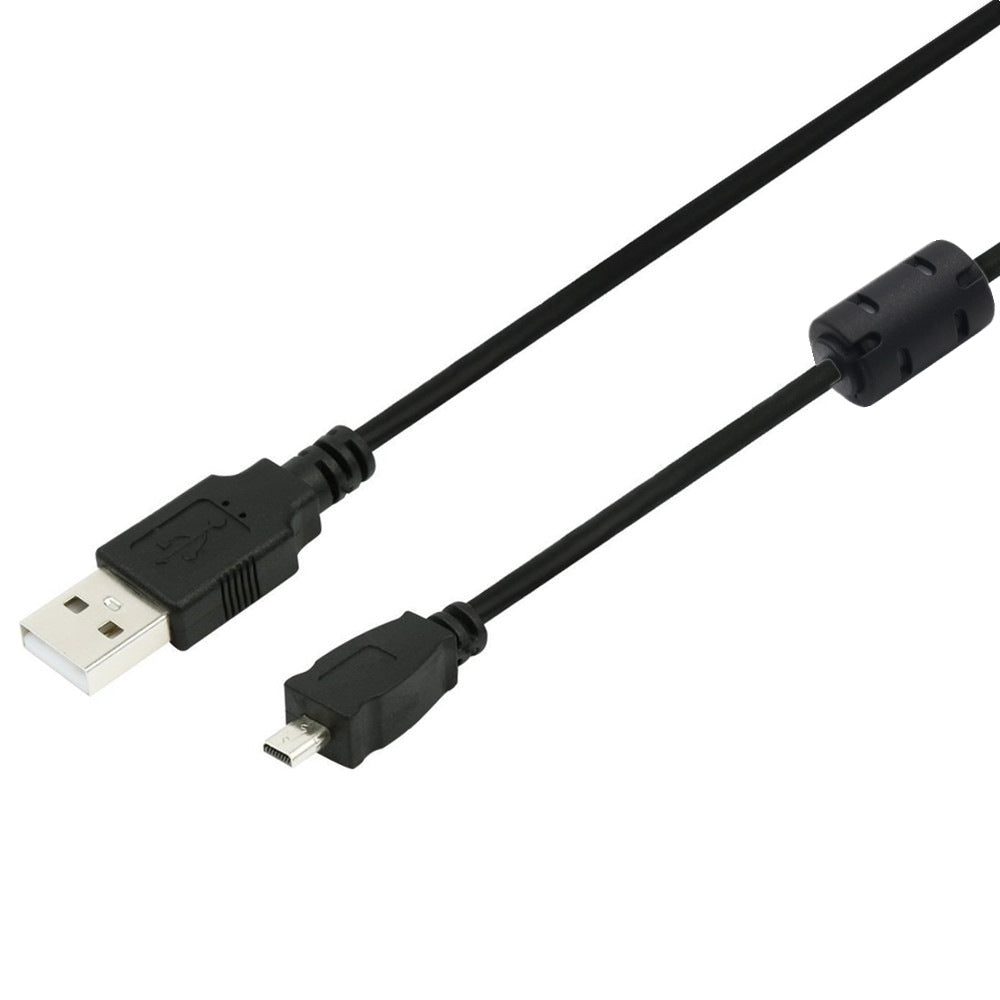 USB Mini B 8 Pin cable for Nikon DSLR cameras compatible with D3300 and D750
