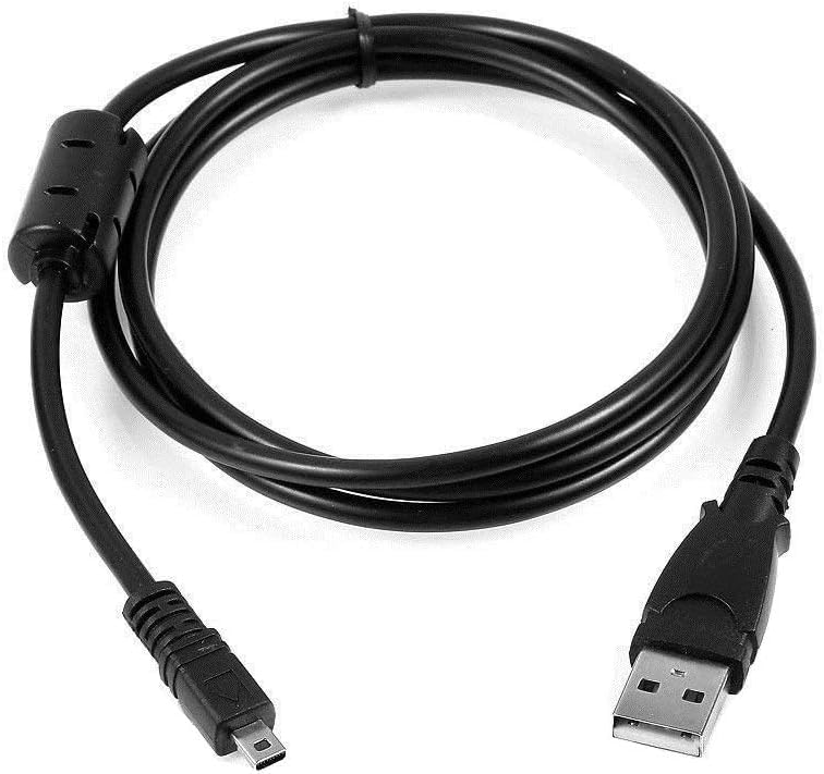 USB Mini B 8 Pin cable for Nikon DSLR cameras compatible with D3300 and D750