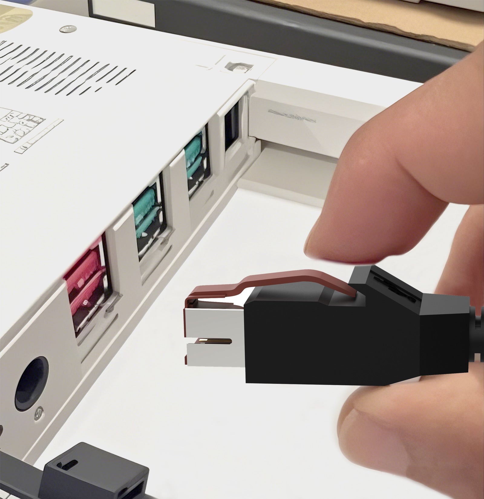 24V USB data and power cable for POS printer