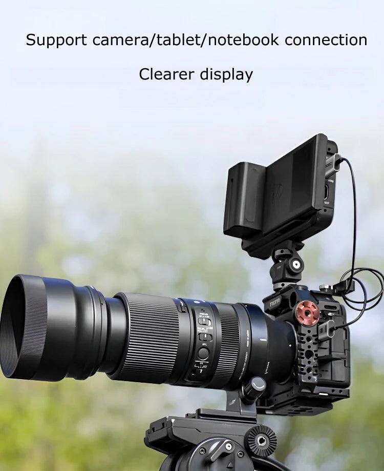 8K HDMI coiled cable for camera monitor